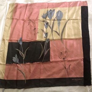 Balenciaga 100% Silk Scarf